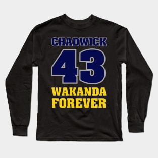 Best Player Chadwick 43 Wakanda Forever Long Sleeve T-Shirt